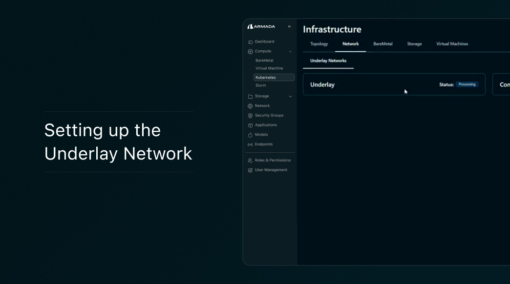 Setting Up the Underlay Network